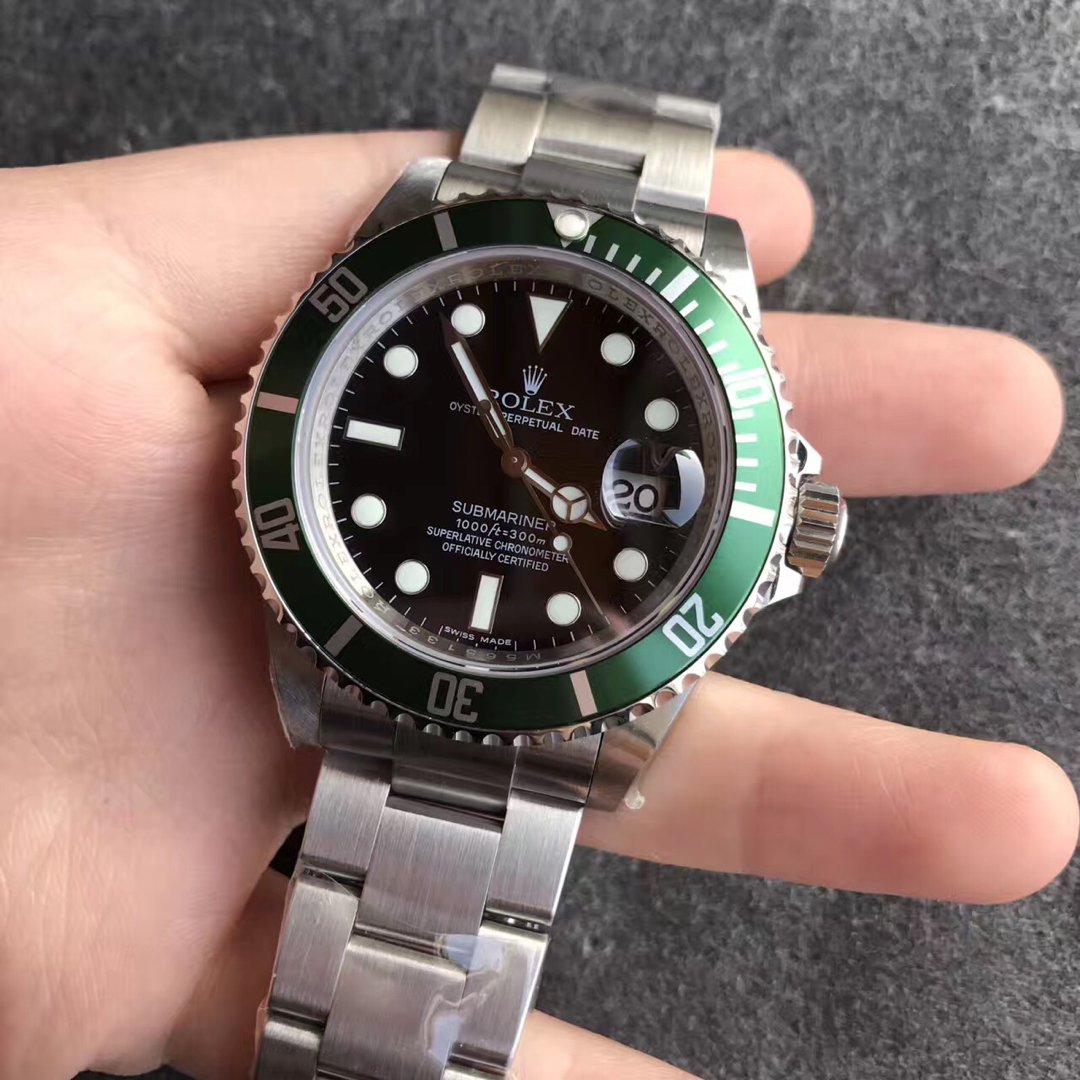 Replica Rolex Submariner 16610LV Green Watch