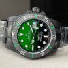 Replica Rolex Submariner DIW “Parakeet” DLC VSF 1:1 Best Edition Black/Green Dial on DLC Bracelet VS3135 - Image 3