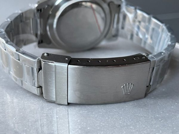 Vintage Replica Rolex Submariner Date Tiffany & Co 16610A30B9315 Black dial with SS bracelet - Image 9