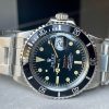 Vintage Replica Rolex Submariner Date Tiffany & Co 16610A30B9315 Black dial with SS bracelet - Image 6