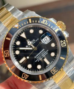 Alternative view of Replica Rolex Submariner 116613 LN SS/YG Black Ceramic 904L Steel VSF 1:1 Best Edition VS3135