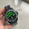 Replica Rolex Submariner DIW “Parakeet” DLC VSF 1:1 Best Edition Black/Green Dial on DLC Bracelet VS3135 - Image 4
