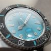 Replica Rolex Submariner Sandblasted DIWF Best Edition Carbon Bezel Tiffany Blue Dial Dial on SS Bracelet VR3135 - Image 3