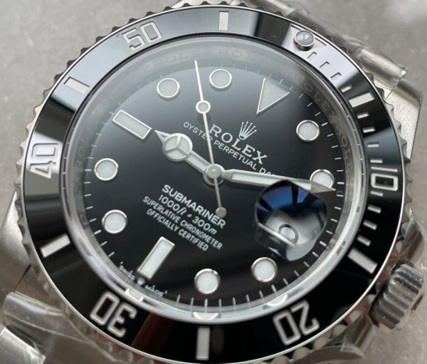 Replica Rolex Submariner SUB DATE Replica Rolex Submariner 41MM 126610 LN BLACK CERAMIC 904L STEEL VSF 1:1 BEST EDITION VS3235 - Image 10