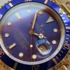 Replica Rolex Submariner 116618 LB Blue Ceramic YG Plated 904L Steel Clean Factory 1:1 Best Edition VS3135 - Image 7