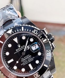 Alternative view of Replica Rolex Submariner 116610 PVD Blaken All Black Ceramic 904L Steel V6F 1:1 Best Edition A2824