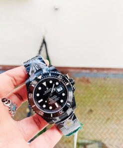 Replica Rolex Submariner 116610 PVD Blaken All Black Ceramic 904L Steel V6F 1:1 Best Edition A2824