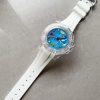 Replica Rolex Submariner Phantomlab Transparent 5GF Best Edition Blue Fruit Dial on White Rubber Strap VR3135 - Image 7