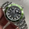 Replica Rolex Submariner ??Kermit?? 16610LV 904L SS Black Dial on SS Bracelet ARF SH3135 - Image 6
