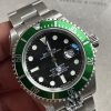 Replica Rolex Submariner ??Kermit?? 16610LV 904L SS Black Dial on SS Bracelet ARF SH3135 - Image 4