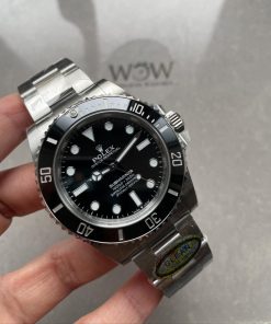 Replica Rolex Submariner 124060LN 904L SS Black Dial on SS Bracelet CLEAN VR3230