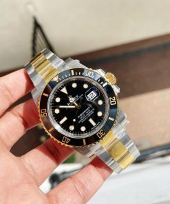 Replica Rolex Submariner 116613 LN SS/YG Black Ceramic 904L Steel VSF 1:1 Best Edition VS3135