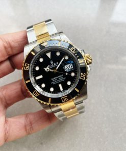Alternative view of Replica Rolex Submariner Date 126613 LN Bimetal VSF YG & SS 904L Black Dial Swiss 3235