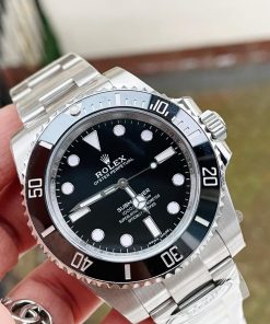 Replica Rolex Submariner 114060 No Date Black Ceramic 904L Steel CF 1:1 Best Edition CLEAN SH3130